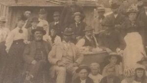 Benjamin Losford with a group of people